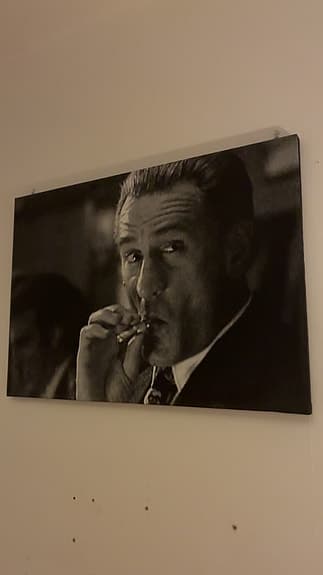 Canvas tavla 120x83 cm / Robert de Niro i goodfellas