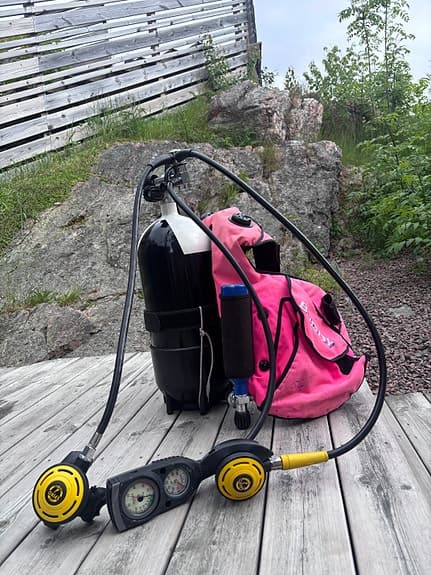 Komplett dykutrustning – AP Diving Buddy, Spiro & Suunto