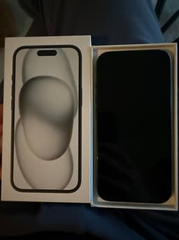 Apple iPhone 15 mobil 128 GB svart