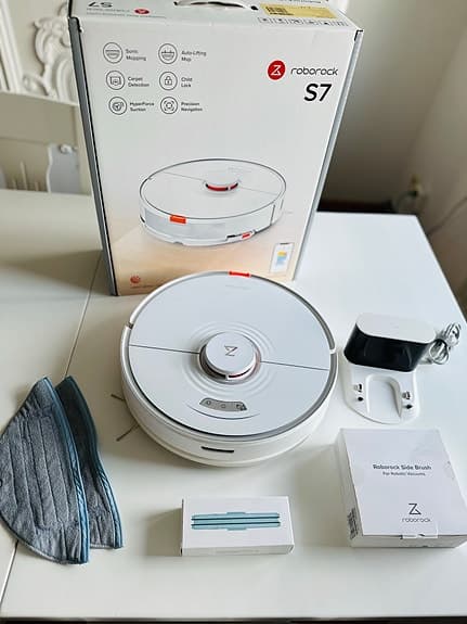 Roborock S7 robotdammsugare vit