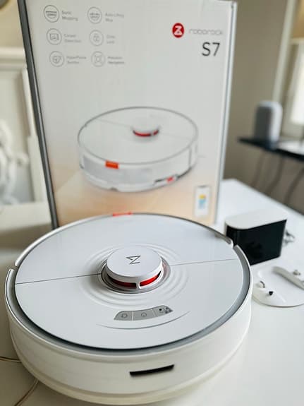 Roborock S7 robotdammsugare vit