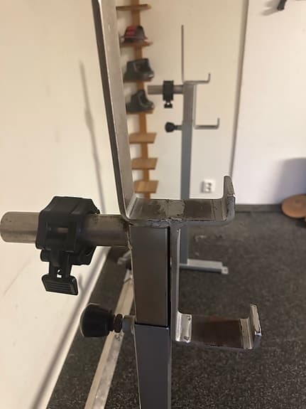 Gymleco. skivstångsställning