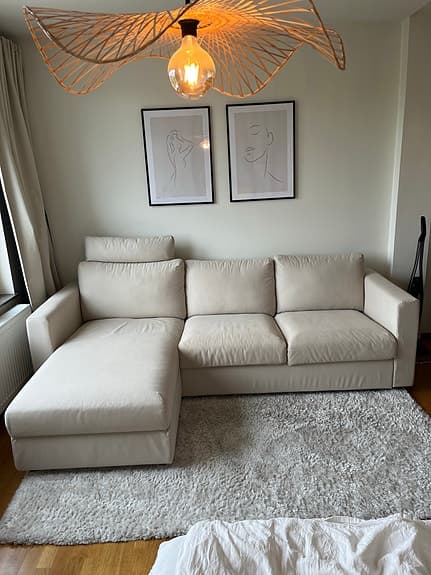 3-sitssoffa med divan