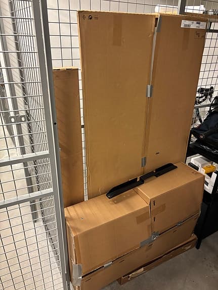 IKEA BEKANT höj- och sänkbart skrivbord (160x80 cm)