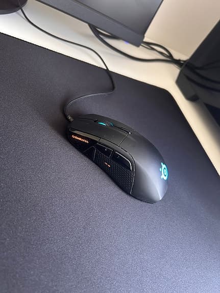 SteelSeries Rival gamingmus svart med kabel