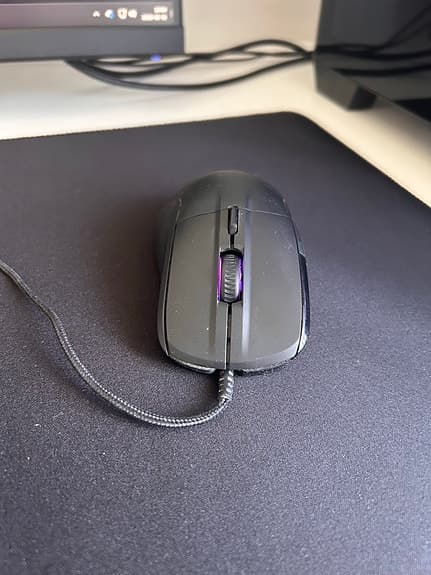 SteelSeries Rival gamingmus svart med kabel