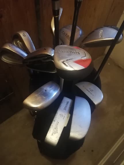 golfbag + klubbor
