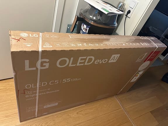 LG OLED55C5 EVO 55” (2025) – Ny, oöppnad kartong + 5 års garanti