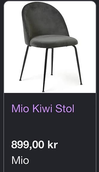 Mio stolar grå