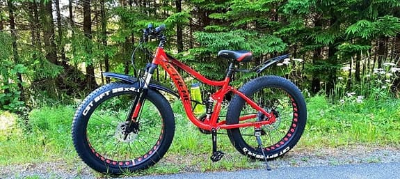 X-TREME TITAN heldämpad fatbike