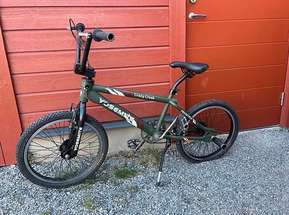 BMX Grön med peg