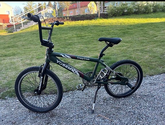 BMX Grön med peg