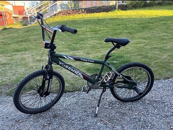 BMX Grön med peg
