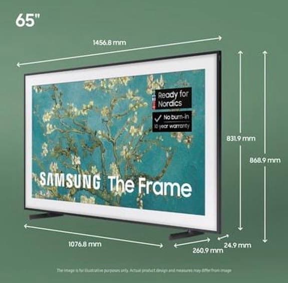 Samsung The Frame 65" TV Helt ny!!!