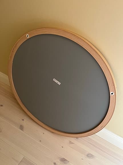 IKEA STOCKHOLM rund spegel med träram