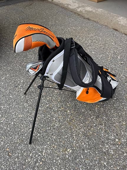 MacGregor golfset med bärbag orange/vit