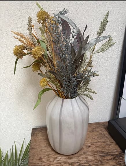 Vas med blommor