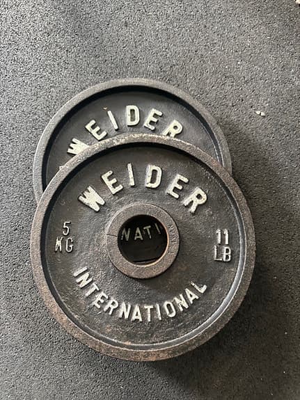 Weider 5kg x2