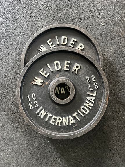 Weider 10kg x2st