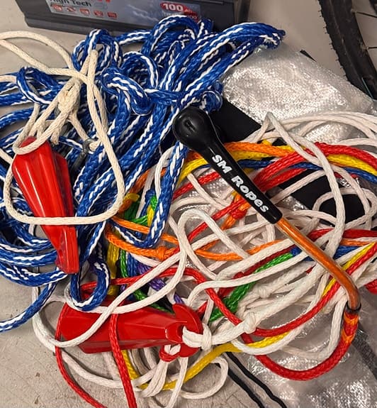 Vattenskidlina med tillbehör SM Ropes