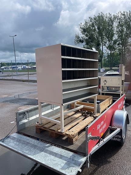 Verktygsskåp, förvaringshylla för verkstad eller större garage, mkt stabilt