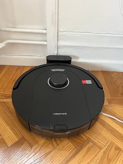 Roborock robotdammsugare svart