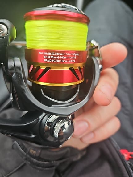 Daiwa Samurai LT 2500 haspelrulle med lina