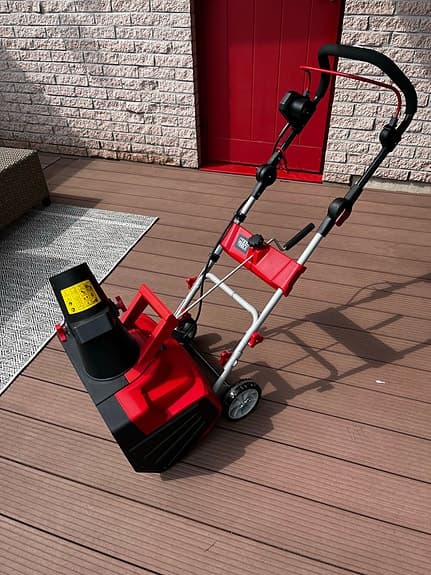Elektrisk röd snöslunga Meec Tools