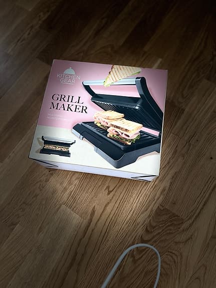 Kitchengear grillmaker smörgåsgrill svart