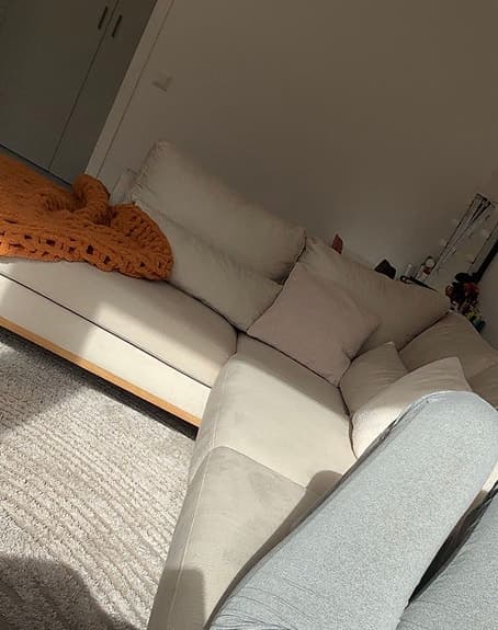 Soffan copenhagen 5-sits U-formad Soffa med Divan och Schäslong i Sammet
