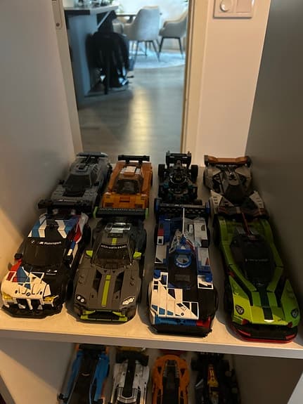 Lego bilmodeller och rymdraket paket