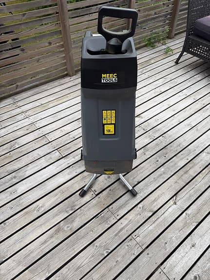 Meec Tools kompostkvarn flistugg