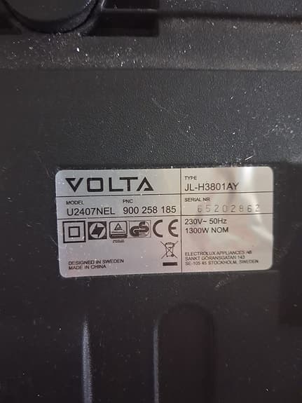 Dammsugare Volta model: U2407NEL