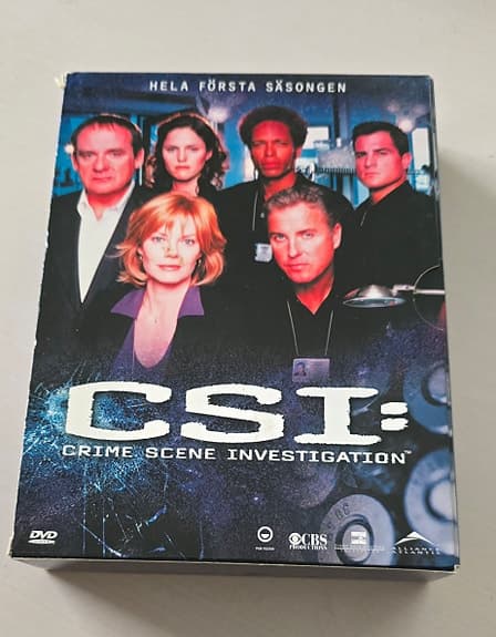 DVD-boxar,  CSI ,Glamour. Styckpris
