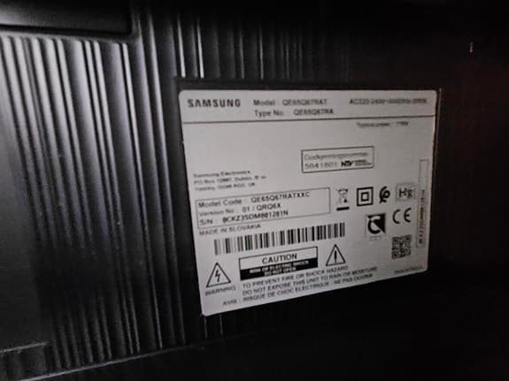 TV Samsung QLED 65"