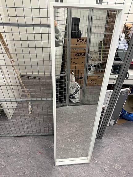 IKEA spegel helkropp vit
