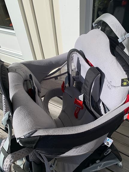 Osprey Poco AG Plus bärstol svart/grå