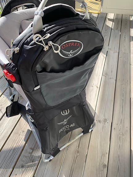 Osprey Poco AG Plus bärstol svart/grå