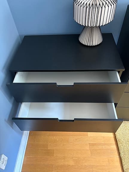 Två byråar från IKEAs serie Nordli