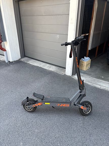 Kugoo Kirin el-scooter svart/orange G2