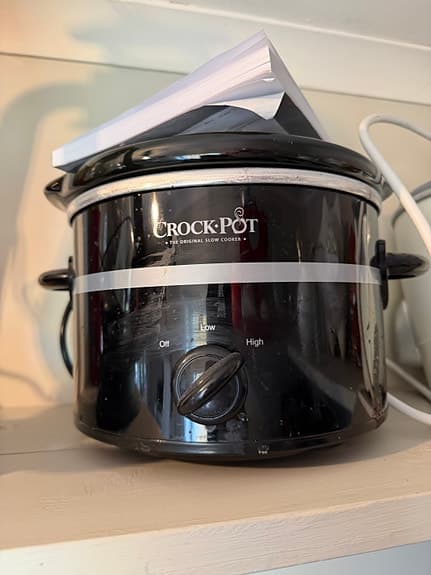 Crock-Pot slowcooker svart