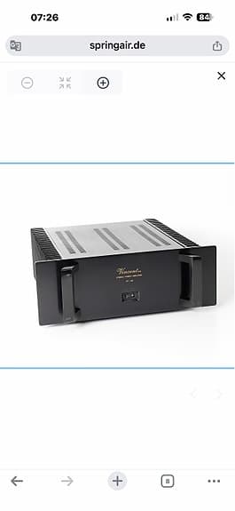 Vincent sp 331 stereoslutsteg svart