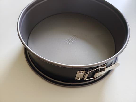 Steel cake mould round