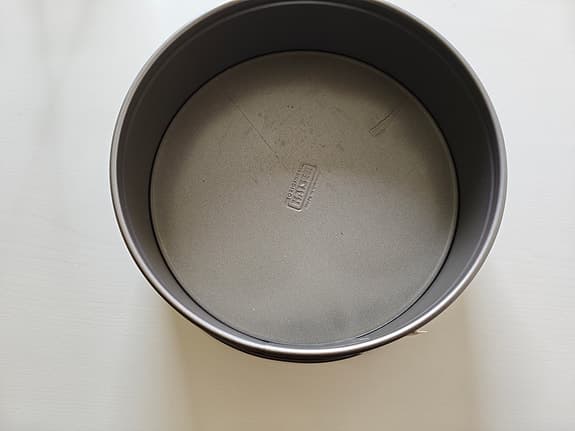 Steel cake mould round