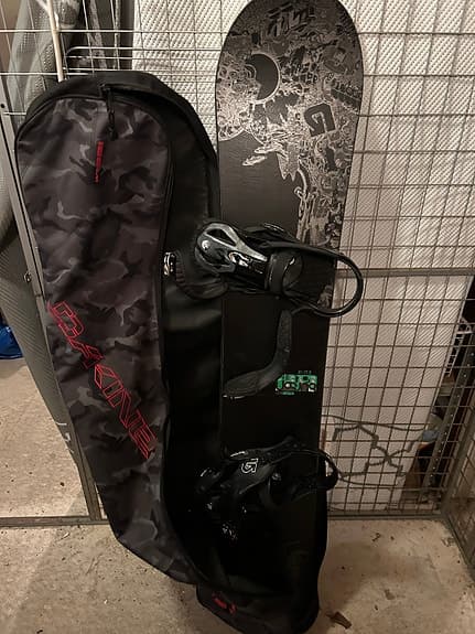 Burton snowboard med Head boots stl 42,5