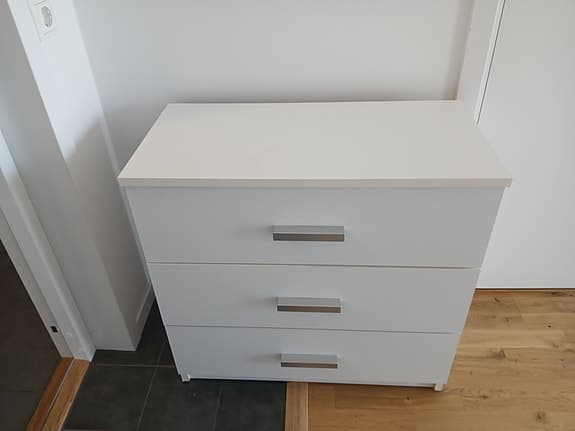 Byrålåda Vit Jysk