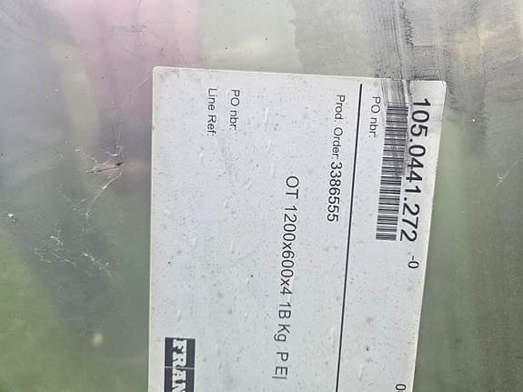 Franke OT 1200x600 diskbänk i rostfritt stål