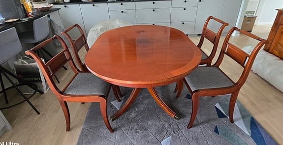 Matgrupp, fyra stolar