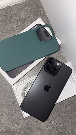 Apple iPhone 15 Pro Max 256 GB svart