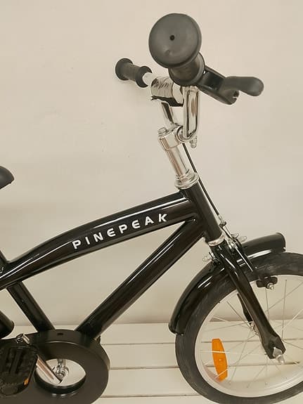 Pinepeak barncykel 16" svart
